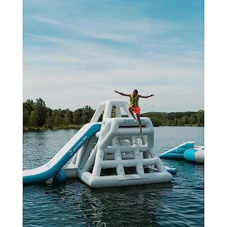SPINERA Aquapark Pirates Tower Profi, Wasserrutsche für Kinder mit Spiel- und Spaßfaktor – Bild 3