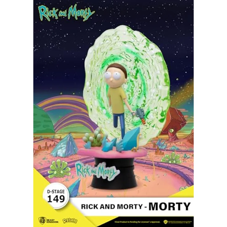 Beast Kingdom Rick & Morty: Morty DS-149 D-Stage Statue, 13,3 cm hoch, sehr detailliert, mit Logo-branded Base – Bild 4