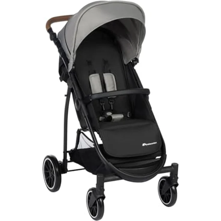 Bebeconfort Ingenious Kompakter Kinderwagen mit Liegeposition, geeignet von Geburt bis 4 Jahre, bis 22 kg, Tinted Grey, mit recyceltem Leder und XXL-Korb – Bild 1