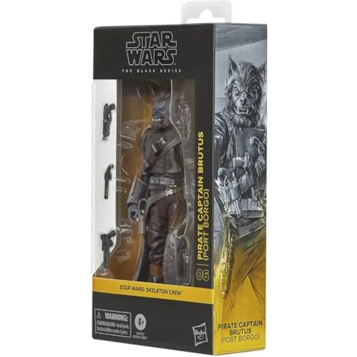 Star Wars The Black Series Pirate Captain Brutus (Port Borgo), Skeleton Crew Action-Figur mit 5 Blaster-Accessoires, 15 cm – Bild 2