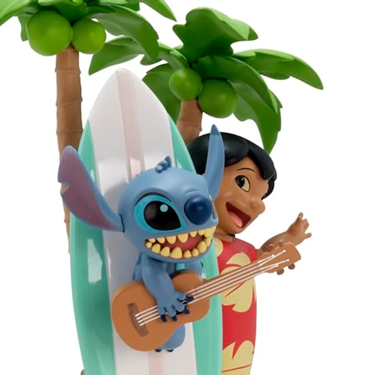 ABYstyle ABYFIG062 Action- & Sammelfigur, offiziell lizenzierte Lilo & Stitch Figur mit Surfbrett und Ukulele, bunt – Bild 3