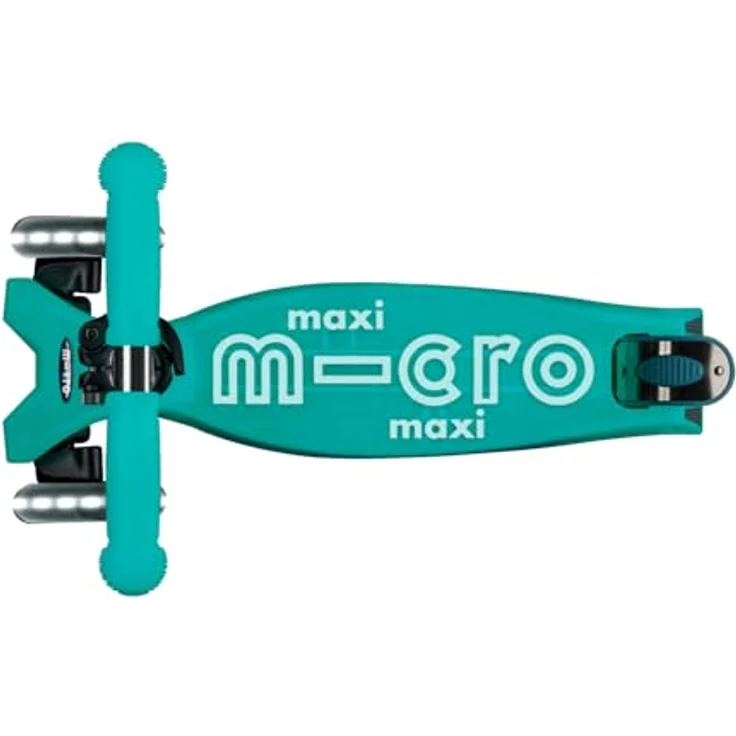 Micro Maxi Micro Deluxe Glow LED Kinderroller | Scooter | LED-Leuchten in jelly green – Bild 10