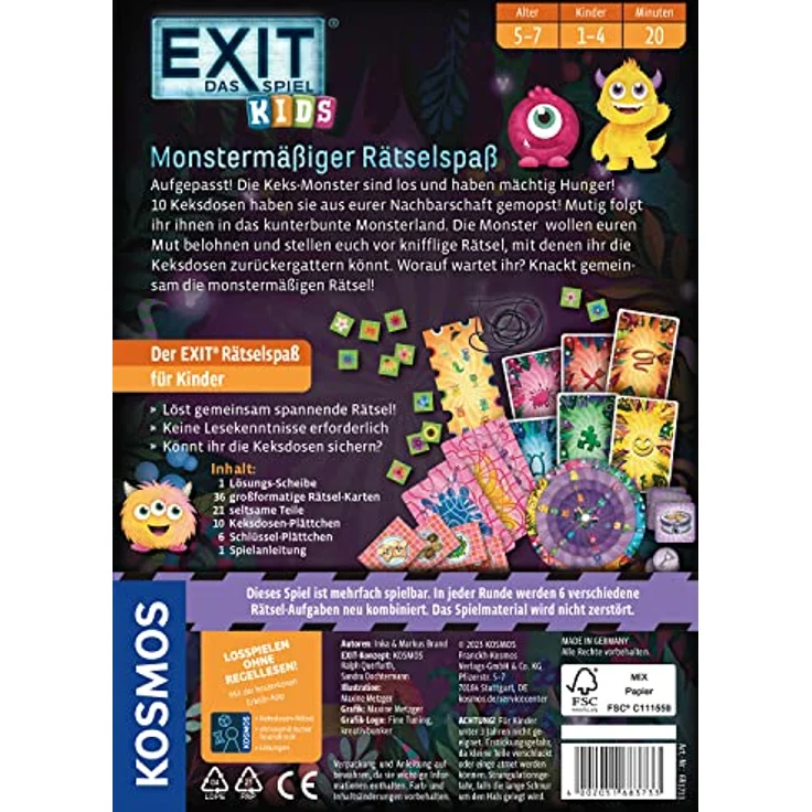 EXIT Kids - Monstermäßiger Rätselspaß – Bild 3