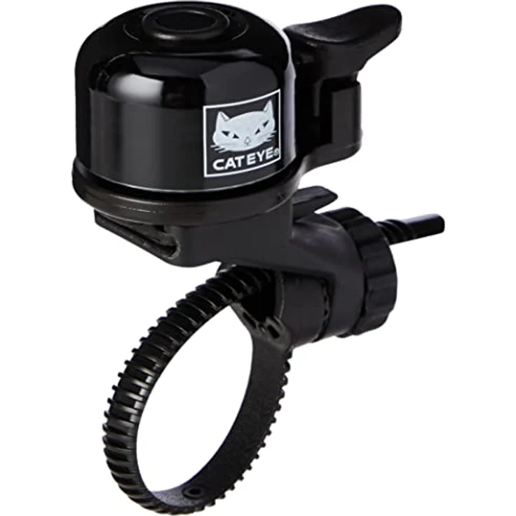 Cateye OH-1100 Fee Band Bell Fahrradklingel, schwarz, one Size – Bild 1