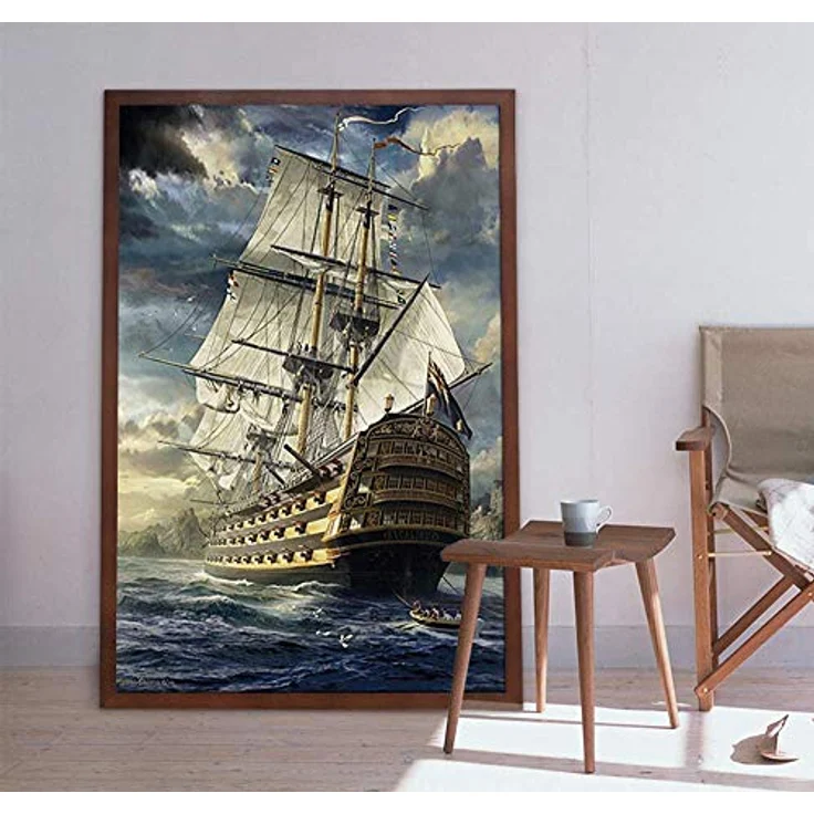 AveJoys Puzzle 1000 Teile Segel Setzen, 70 x 50 cm, Premium-Karton, für Erwachsene und Kinder ab 8 Jahren – Bild 3