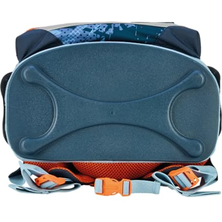 Herlitz Schulranzen Loop Plus, ergonomischer Schulranzen aus Polyester mit reflektierenden Elementen, 310x390x220mm, inkl. Pompon Schüleretui und Sportbeutel – Bild 4