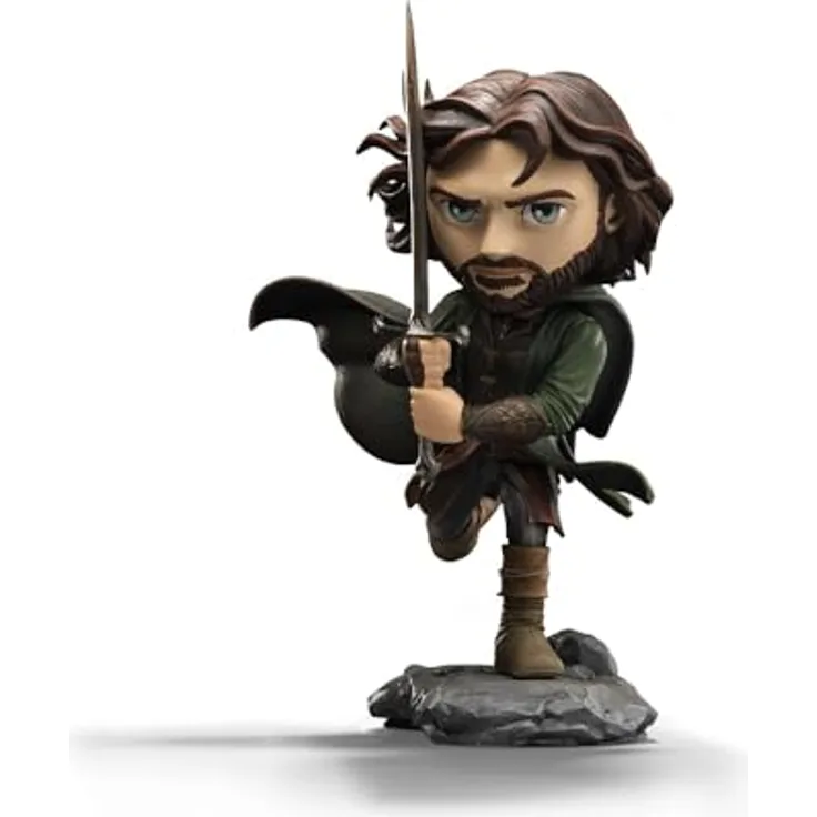 Iron Studios Herr der Ringe Mini Co. Aragorn Figur, 17 cm - Sammelfigur