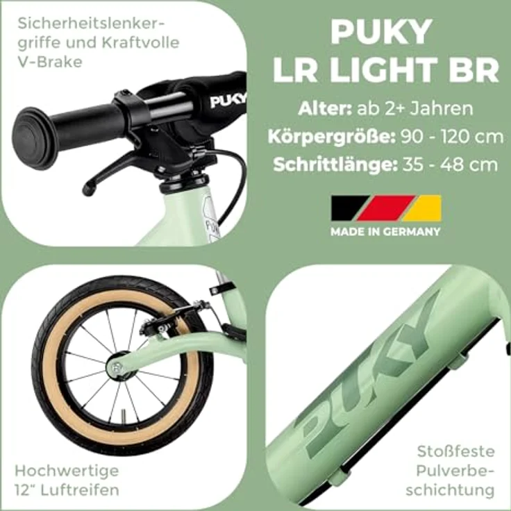 Puky LR Light Br Laufrad Alu pastel retro grün – Bild 4