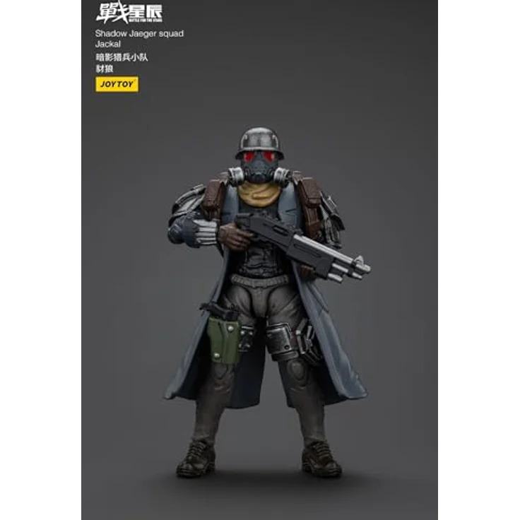 Joy Toy Battle For the Stars Actionfigur Shadow Jaeger Squad Jackal, 16 cm, hochdetailliert und voll beweglich mit austauschbaren Händen und Waffenaccessoires – Bild 11
