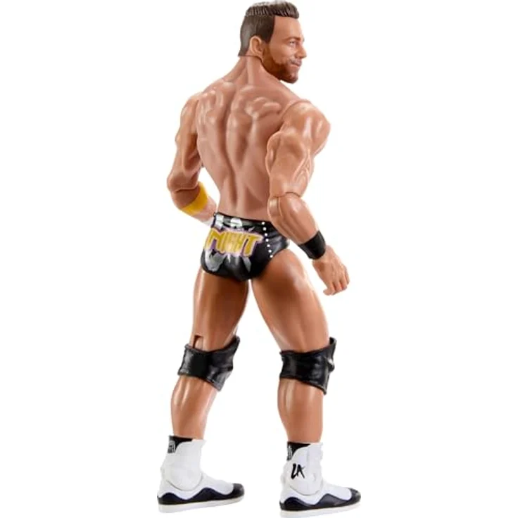 Mattel WWE LA Knight Actionfigur, Hauptkampf-Serie #155, ca. 15 cm groß mit 10 Bewegungspunkten und lebensechtem Aussehen, Mehrfarbig, JCV48 – Bild 4
