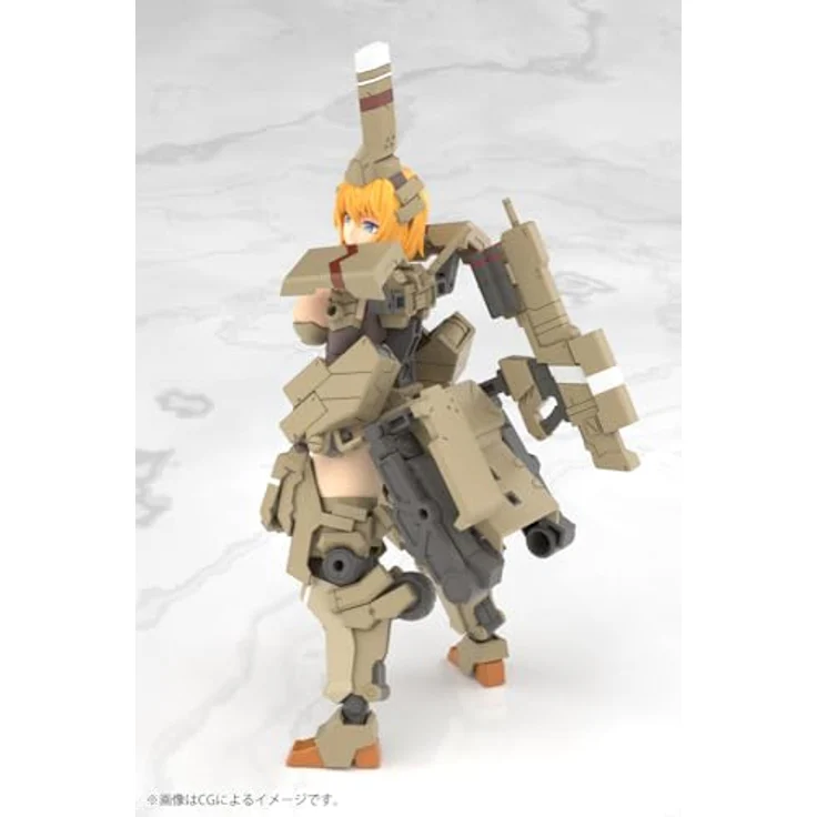 Kotobukiya Frame Arms Girl Kagutsuchi-kou PVC-Figur, 20 cm, braun, bewegliche Sammlerstatuette – Bild 10