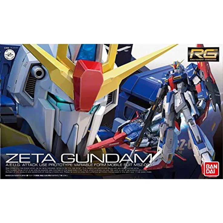 Bandai Spirits RG 1/144 ZETA GUNDAM BL, vollbewegliches Modellkit ohne Kleber und Anstrich, farbige Teile, inspiriert von Mobile Suit Gundam – Bild 4