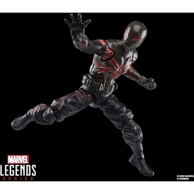 Hasbro Marvel Legends Spider-Man 2, Miles Morales Brooklyn 2099 Actionfigur, 15 cm, mit 6 Accessoires und beweglichen Gelenken – Bild 7
