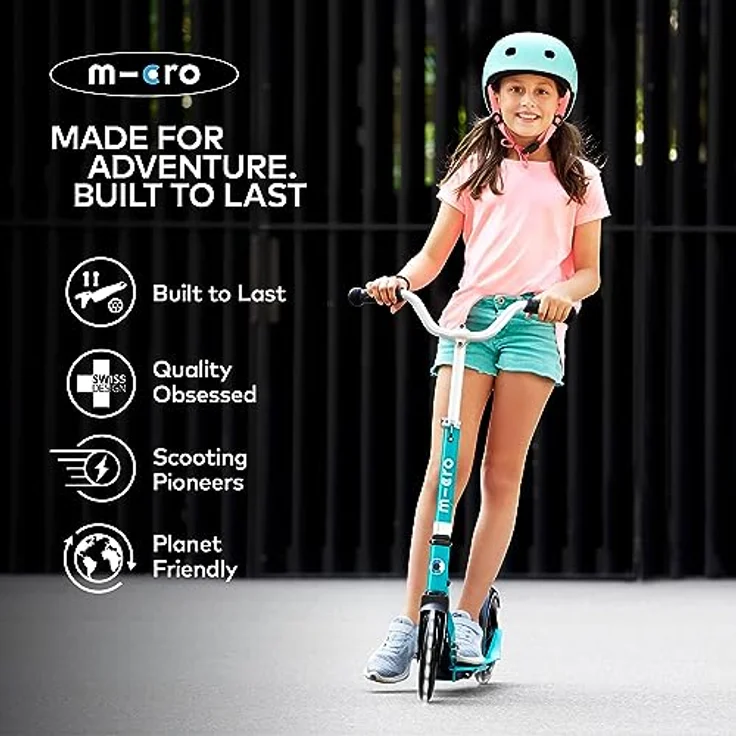 MICRO micro Cruiser LED, Kinderroller ab 5 Jahren mit LED Rollen, höhenverstellbarem V-Lenker, direkt vom Hersteller – Bild 5