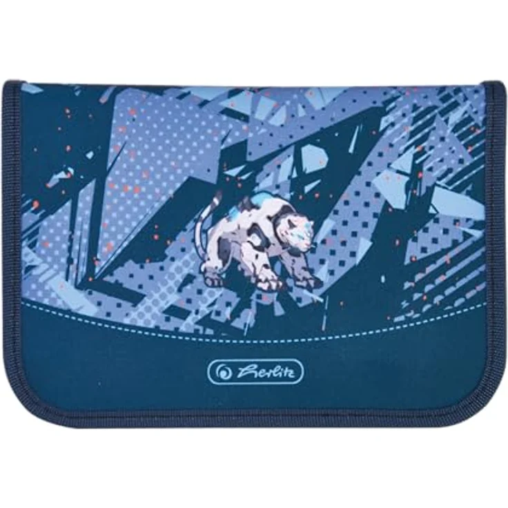 Herlitz Schulranzen Loop Plus, ergonomischer Schulranzen aus Polyester mit reflektierenden Elementen, 310x390x220mm, inkl. Pompon Schüleretui und Sportbeutel – Bild 6