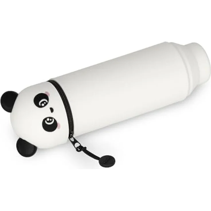 Legami Federmäppchen LEGAMI 2-IN-1, Motiv PANDA KAWAII, Silikon, REISSVERSCHLUSS, blau – Bild 4