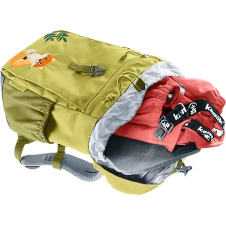 Deuter Waldfuchs 10, Kinderrucksack 35 cm, linden-cactus, 100% Polyester, ideal für den Kindergarten – Bild 4