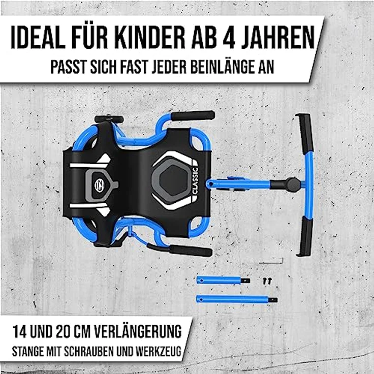 Ezyroller Kinderfahrzeug Dreirad Classic X Trike Kinder Sitz Scooter Ezy Roller (blau) – Bild 3