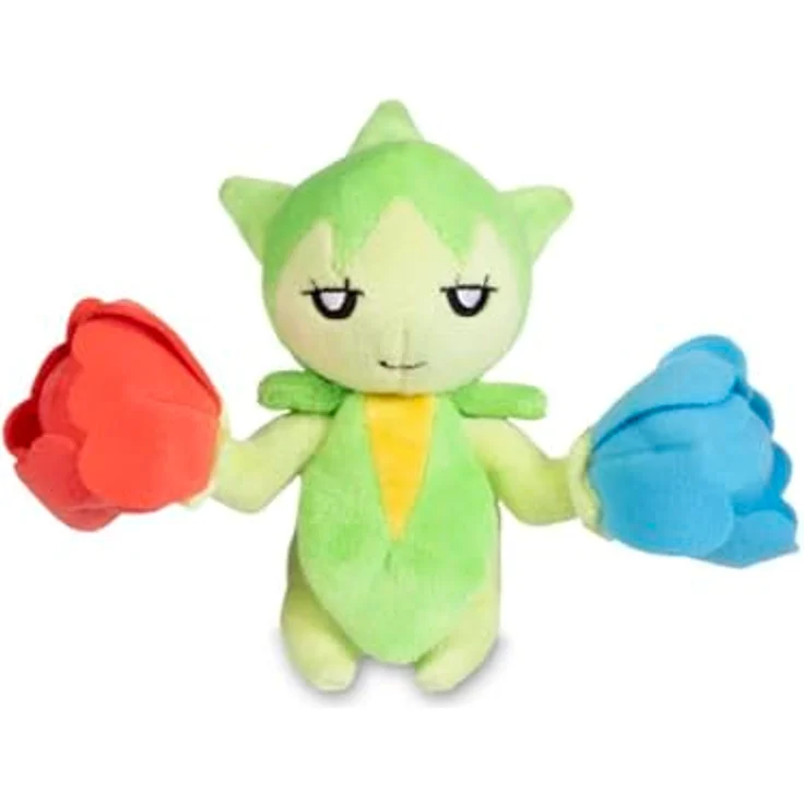 Tinisu Pokemon Roselia Kuscheltier, 19 cm Plüschtier aus weichem Stoff, detailgetreu verarbeitet – Bild 2