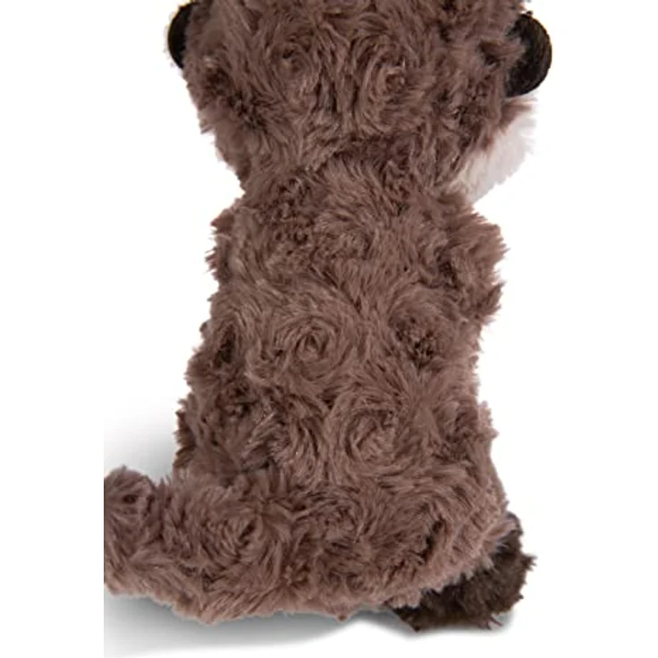 NICI 49153 Kuscheltier Otter Oda 25cm grau schlenkernd-Nachhaltiges Stofftier aus weichem Plüsch, niedliches Plüschtier zum Kuscheln und Spielen, für Kinder & Erwachsene, tolle Geschenkidee – Bild 4