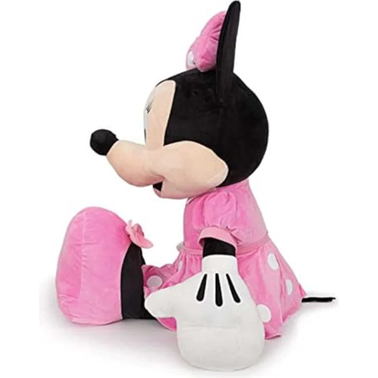 Simba Toys Disney Minnie Mouse, weiches Plüschtier in Rosa, 120 cm, geeignet ab 0 Monaten – Bild 3