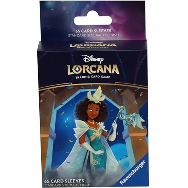 Ravensburger Disney Lorcana Trading Card Game - Himmelsleuchten - Kartenhüllen Tiana, Matte Oberfläche, 65 Stück – Bild 2