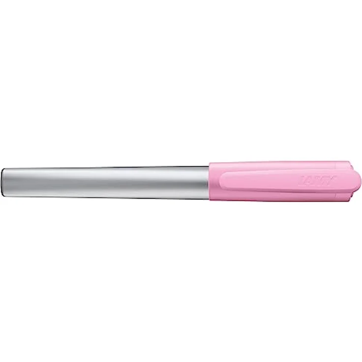 LAMY nexx leichter, stabiler Füllhalter 046 aus Aluminium mit Kappe in rosa mit rutschfestem Griffstück und Edelstahlfeder für Anfänger, ideal für Schreibanfänger, die Schule oder Uni – Bild 2