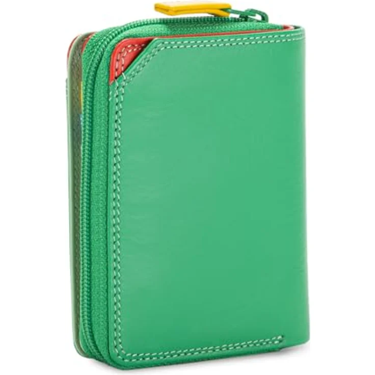 Mywalit Small Wallet, Kinderportemonnaie aus 100% Leder, 10 cm x 8 cm x 3 cm, grün – Bild 2