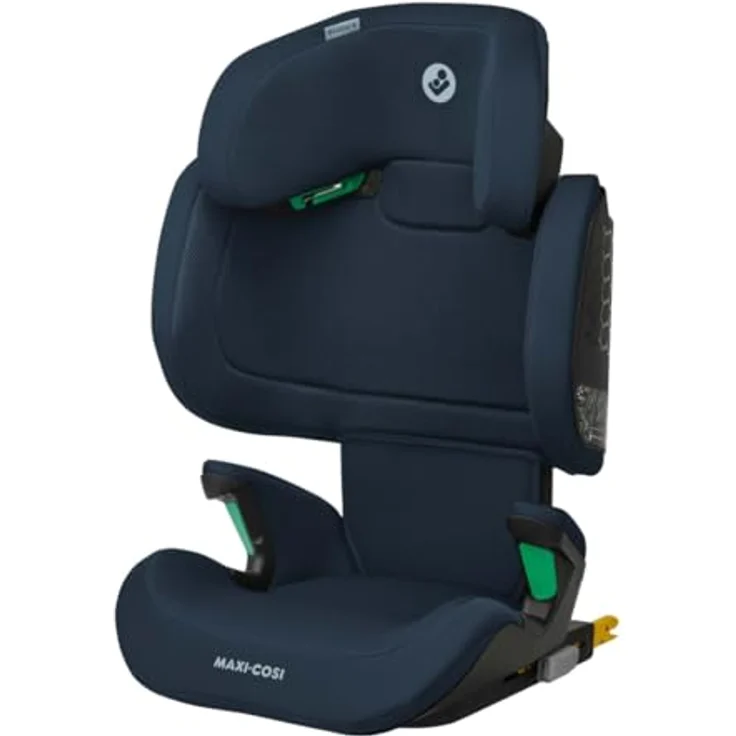 Maxi-Cosi RodiFix R i-Size, Sitzerhöhung mit hohem Rücken, 3.5–12 Jahre, 100–150 cm, ISOFIX-Kindersitz, G-CELL Seitenaufprallschutz, verstellbare Höhe, ClimaFlow, Authentic Blue – Bild 1