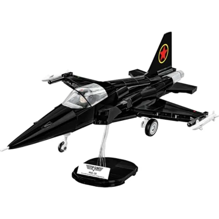 COBI 5859 TOP Gun (1986) MIG-28 Aircraft Amerikanisch Bausteine, Multicolor, ONE Size - Hochwertige Klemmbausteine mit flexibler Gestaltung