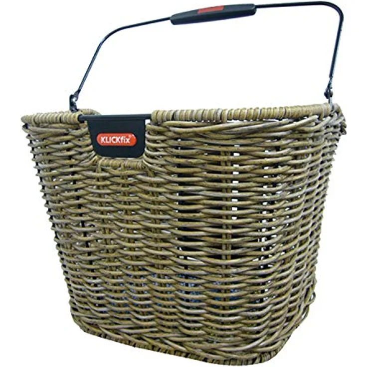 KLICKfix Lenkerkorb Structura Retro, Braun (olivbraun), 25 x 34 x 27 cm, 0375ROL