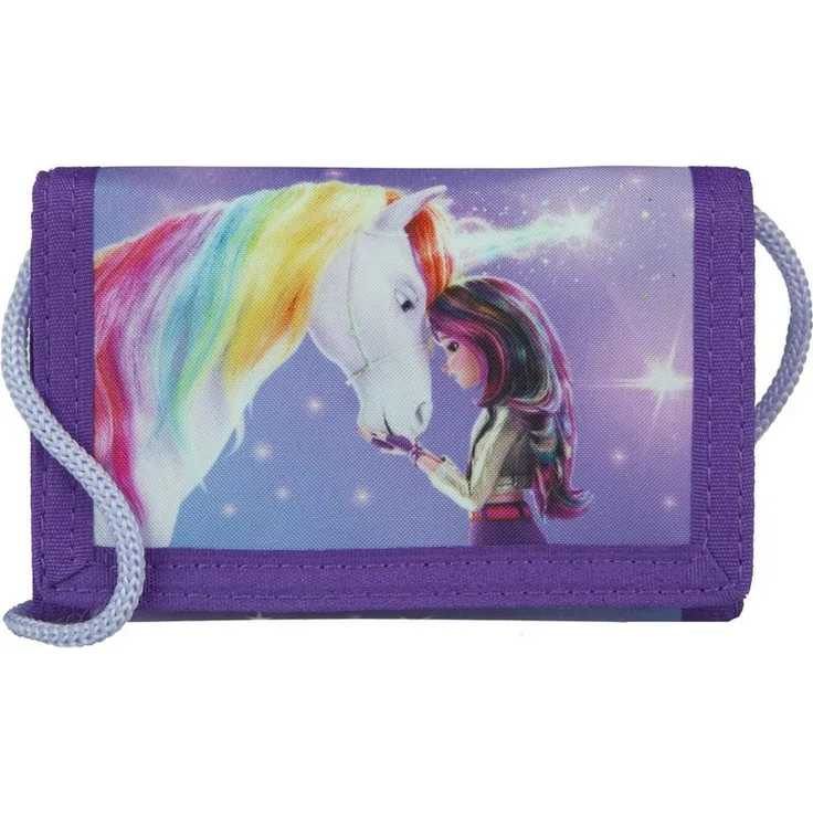 UNDERCOVER Geldbörse Unicorn Academy, Kinderportemonnaie mit abbrechbaren Kleinteilen, nicht für Kinder unter 3 Jahren geeignet