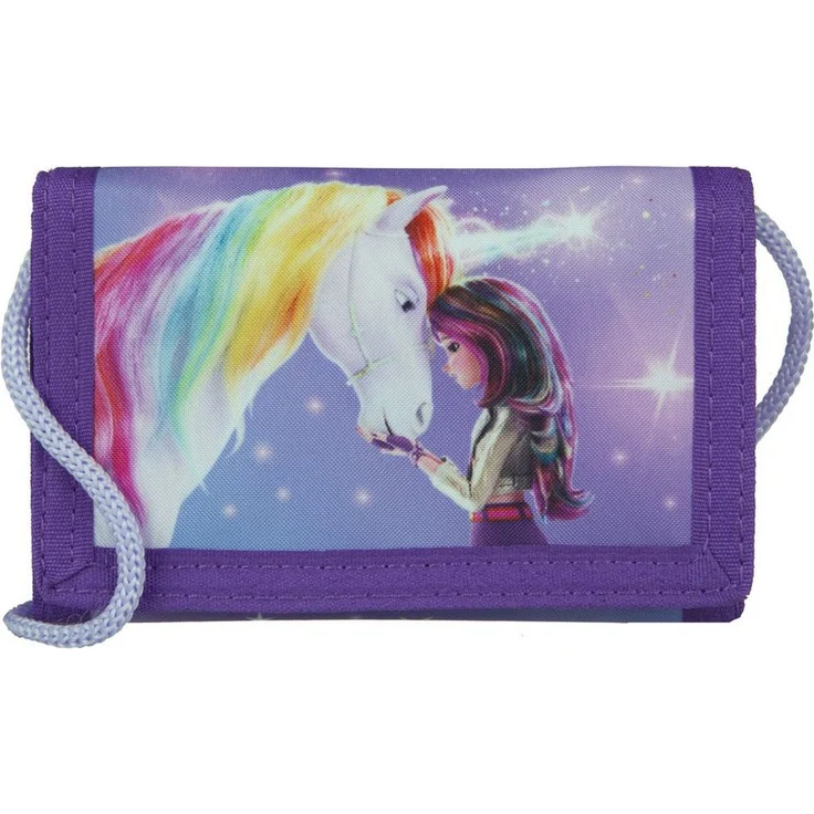 UNDERCOVER Geldbörse Unicorn Academy, Kinderportemonnaie mit abbrechbaren Kleinteilen, nicht für Kinder unter 3 Jahren geeignet
