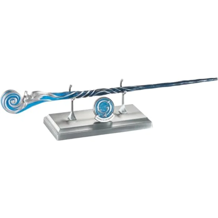 The Noble Collection Harry Potter Celebration Zauberstab, 36,8 cm großer Zauberstab mit Ständer und Spieß, Kostümzubehör – Bild 1
