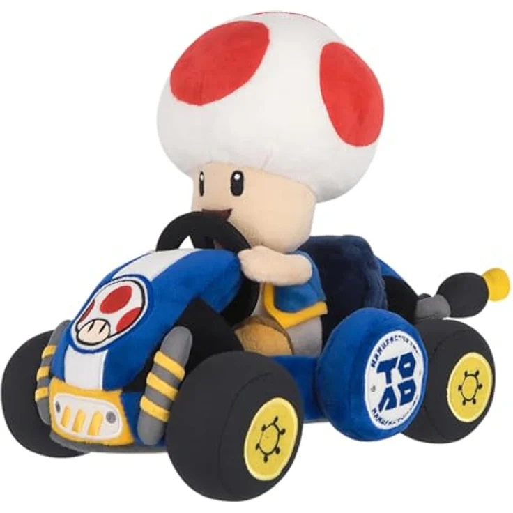 Together+ Plüschtier – Mario Kart World – Toad, 27 cm, detailgetreue Nachbildung, hochwertiges Material für Langlebigkeit – Bild 1
