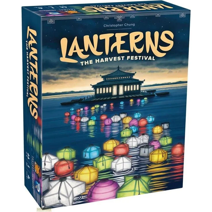 Renegade Lanterns: The Harvest Festival Tile Placement Game, strategisches Brettspiel für 2-4 Spieler, englische Version
