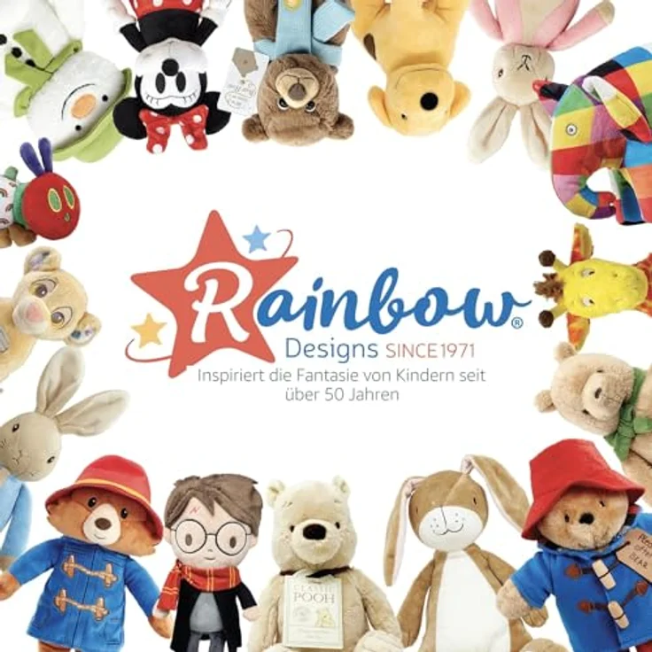 Rainbow Designs Harry Potter Plüsch - Meine ersten Sterne von Hogwarts - weicher Harry Potter Teddy mit Gryffindor Schal, geeignet ab Geburt, idealer Nickerchenbegleiter – Bild 5