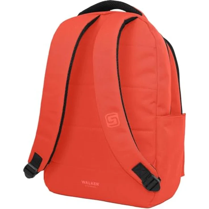 Walker by Schneiders Schulranzen Rucksack Classic Alpha - flame, 32 Liter Volumen, ergonomische Schulterriemen, gepolstertes Laptopfach für 15 Zoll Geräte – Bild 5