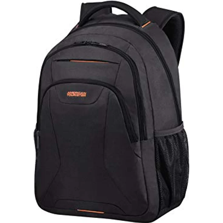 American Tourister at Work Rucksack, 52 cm, 34 Liter, Black/Orange – Bild 1