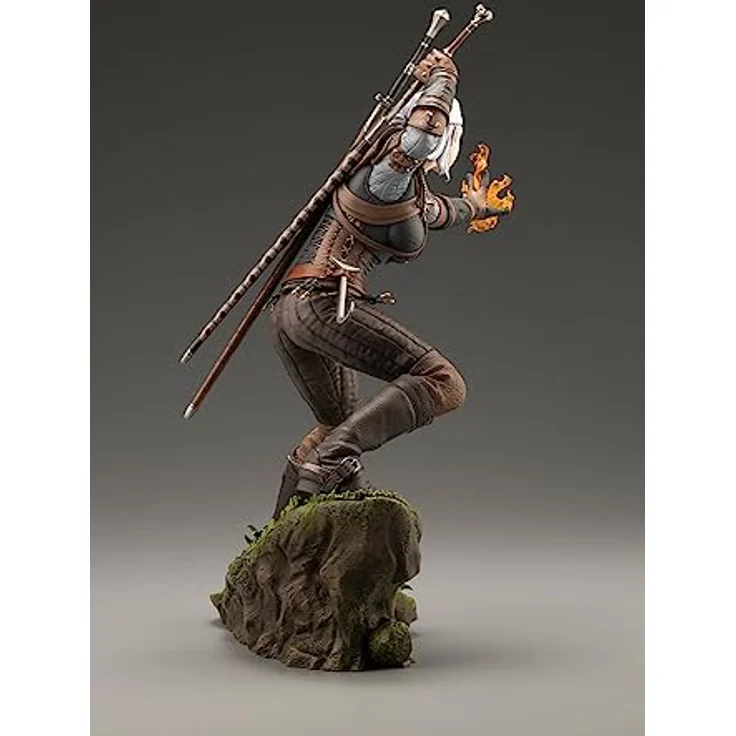 Kotobukiya - "The Witcher" Figur – Geralt Bishoujo, 26 cm, detaillierte Rüstung und dynamische Pose – Bild 4