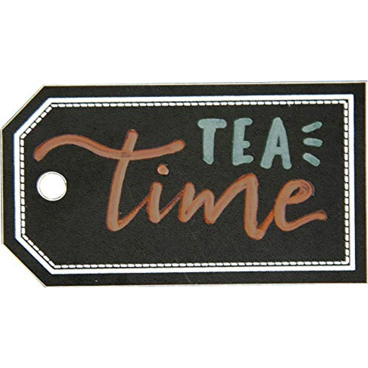 folia 1849 - Lackstifte, 2er Set, Strichstärke 2 - 3 mm, kupfer und eisblau, wasserfest und lichtecht, zum Beschriften und Verzieren – Bild 4