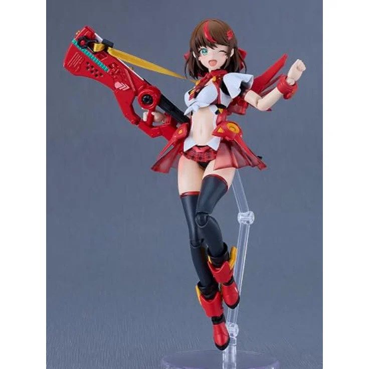 Good Smile Company Valkyrie Tune Plamatea Modellkit Lisa = Caster, 16 cm, vorlackierte Teile, posebare Figur mit zwei Gitarrenwaffen – Bild 6