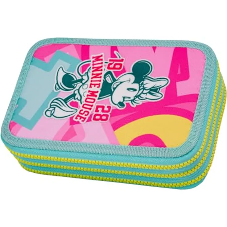 McNeill Etui gefüllt - mit DREI Reißverschlüssen - Disney Kollektion 2024 (Minnie Mouse)