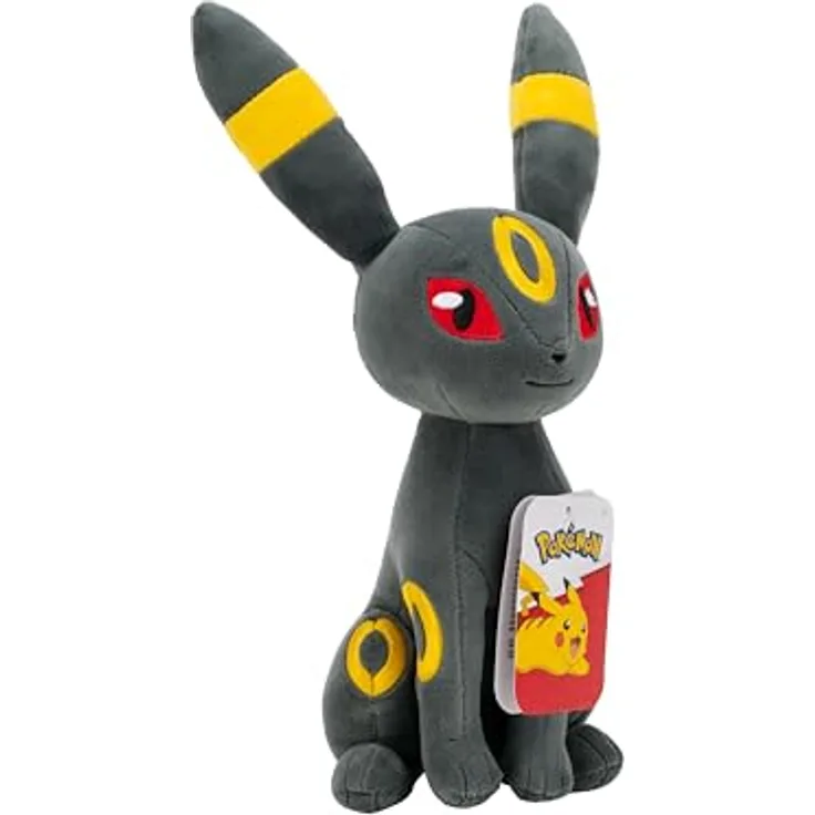Pokémon PKW4264 Nachtara Plüschfigur, 20 cm, offizielles Plüsch aus superweichem Material