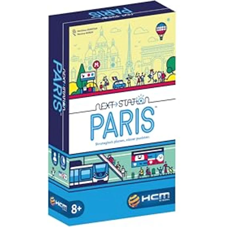 HCM Kinzel Next Station Paris | Flip & Write Kartenspiel - Plane das Pariser U-Bahnnetz strategisch | deutsch | 55223 – Bild 1