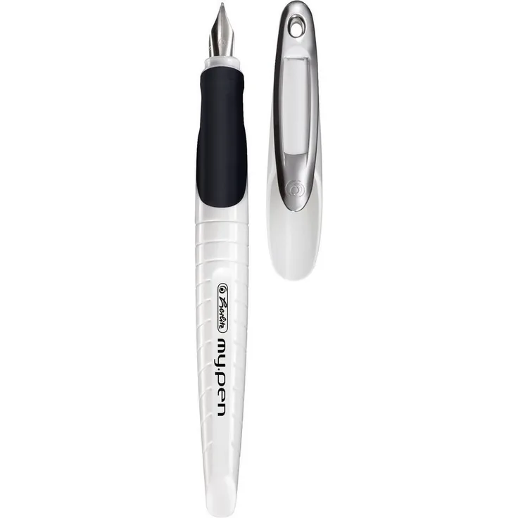 Herlitz Füllhalter Herlitz Füllhalter Linkshänder-Füller weiß/schwarz