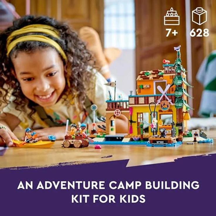 LEGO Friends Adventure Camp Wassersport Bauset, 628-teilig mit 3 Mini-Puppen und Bärenfigur, für Kinder ab 7 Jahren – Bild 2