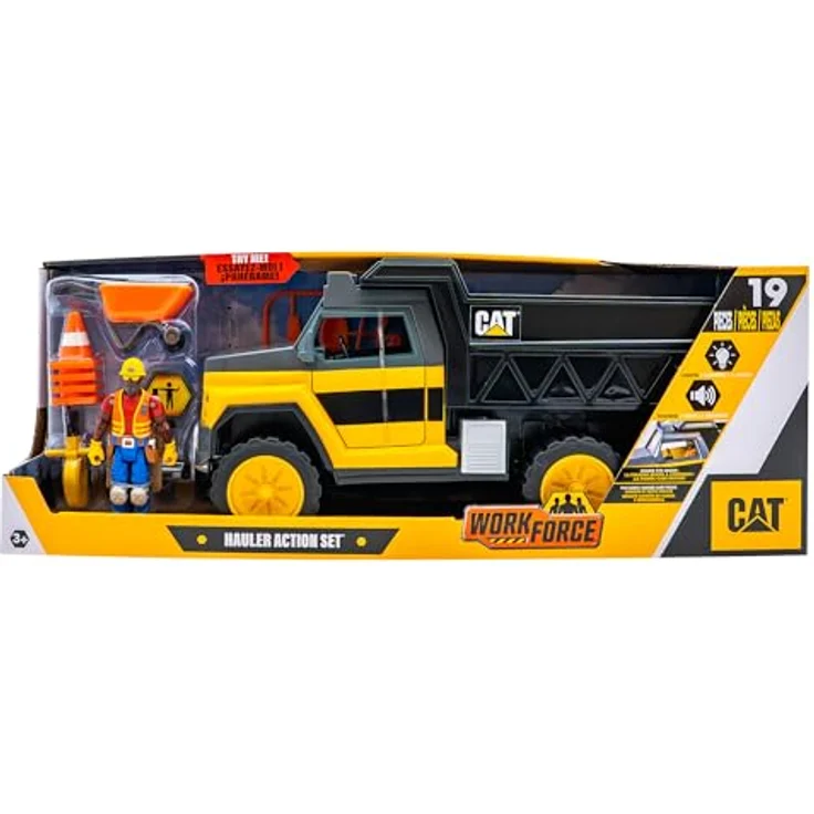 CAT Workforce Hauler Action Set, immersives Bau-Spielzeug für Kinder – Bild 2