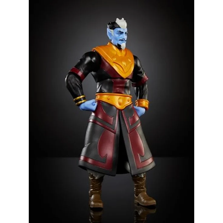 Mattel® Actionfigur Masters of the Universe Masterverse New Eternia King Keldor HYC50, Deluxe-Actionfigur mit 30 Bewegungspunkten, abnehmbarem Umhang und Krone, alternative Kopf und zusätzliche Hände – Bild 4
