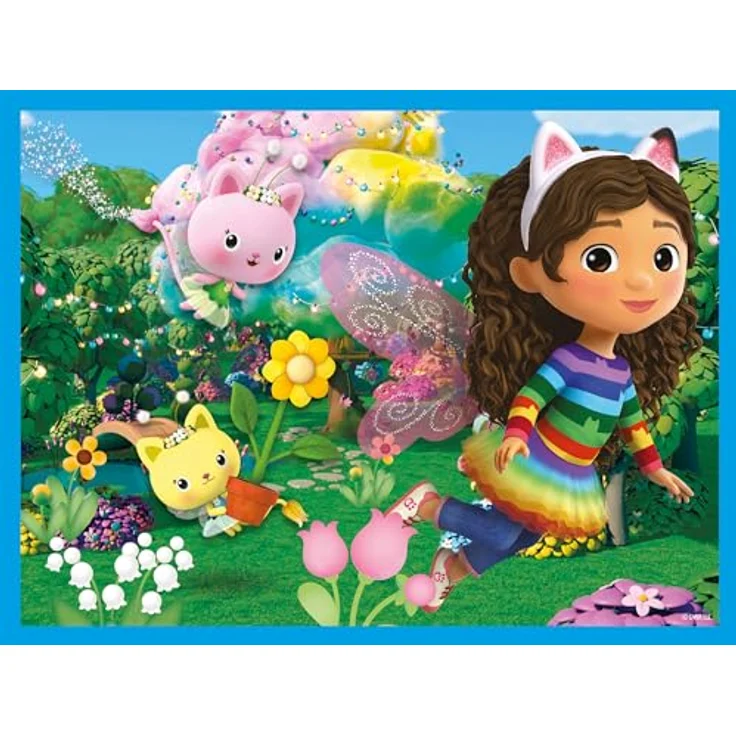 Clementoni Gabby's Dollhouse 12 Würfel Puzzle Kinder - Sensorik- & Motorikspielzeug für Kinder ab 3 Jahren – Bild 5